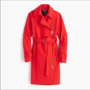 NWOT! J.Crew coat in wool melton Sz 4